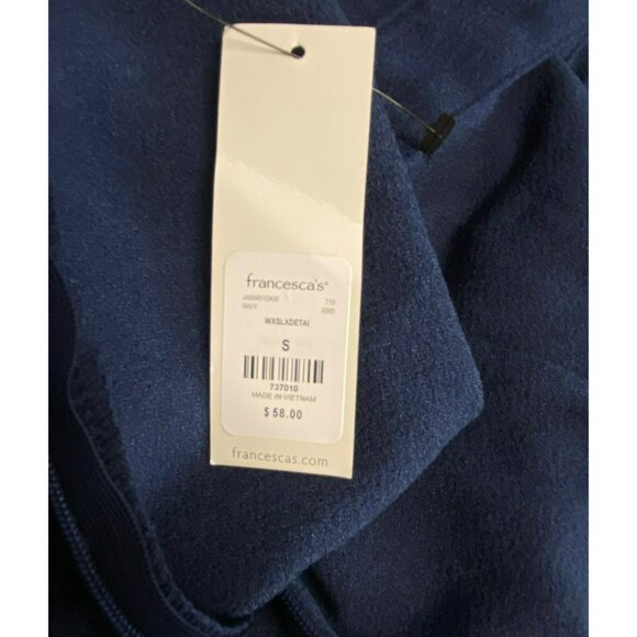 Speechless Navy Blue Dress New w/Tags $58 Small Short Fitted Classic Knee Length - Picture 9 of 11